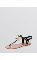 jelly fab spade sandals kate bow lyst thong pink