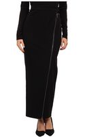 skirt balmain asymmetric draped lyst asymmetrical pencil zip