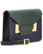 Sophie Hulme Mini Envelope Leather Shoulder Bag - Lyst
