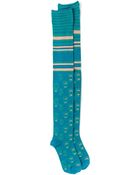 Tsumori Chisato Gorilla Print Knee Socks - Lyst