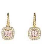David Yurman Albion Drop Earrings With Diamonds In Gold - Lyst