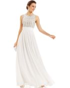 Js Collections Dress Sleeveless Beaded Empirewaist Gown - Lyst