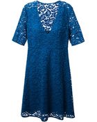 Joseph 'Holly' V-Neck Lace Dress - Lyst