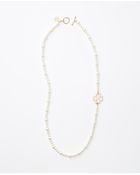 Ann Taylor Modern Classic Pearlized Necklace - Lyst