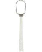Topshop Beaded Tassel Drop Necklace - Lyst