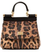 Dolce & Gabbana Mini Sicily Leather Shoulder Bag - Lyst