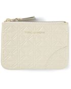 Comme Des Garçons Embossed Zipped Purse - Lyst