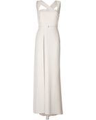 Elie Saab Silk Evening Gown With Cut-Outs - Lyst