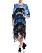 Raquel Allegra Tie Dye Tee Dress - Lyst