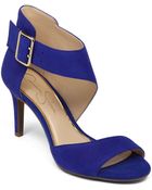 Jessica Simpson Marrionn Leather Sandal Heels - Lyst