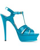 Saint Laurent 'Tribute' Sandals - Lyst