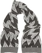 Missoni Chevron-Knit Wool-Blend Scarf - Lyst