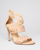 Ivanka Trump Open Toe Cutout Sandals - Drita High Heel - Lyst