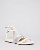 Enzo Angiolini Open Toe Flat Sandals - Nyri - Lyst