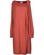 Class Roberto Cavalli Knee-Length Dress - Lyst