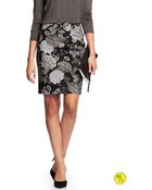 Banana Republic Factory Floral Print Skirt - Lyst