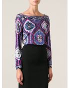 Emilio Pucci Paisley Print Blouse - Lyst