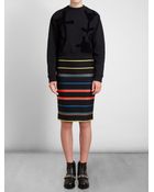 Givenchy Striped Knit Pencil Skirt - Lyst