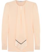 Givenchy Blouse In Pastel-Pink Silk Crepe De Chine - Lyst