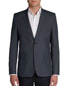 Versace Light Weight Pinstriped Jacket - Lyst