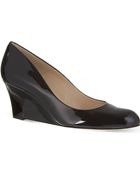 LK Bennett Zahara Patent Wedges - Lyst