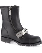 Alexander McQueen Biker Boots - Lyst
