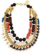 Lizzie Fortunato Three Bathers Beaded Statement Necklace - Lyst