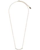 Topshop Fine Bar Necklace By Orelia - Lyst