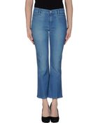 MiH Jeans Denim Trousers - Lyst