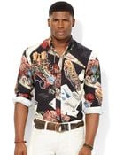 Polo Ralph Lauren Ski-Print Broadcloth Shirt - Lyst