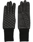 Rag & Bone Quilted Leather Gloves - Lyst