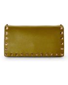 Valentino Olive Rockstud Shoulder Bag - Lyst