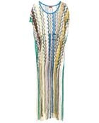 Missoni Mare Zigzag-Knit Tasselled Kaftan - Lyst