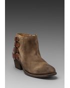 H By Hudson Encke Suede Bootie - Lyst