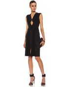 Dion Lee Neo Poly Pleat Shift Dress - Lyst