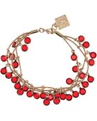 Anne Klein Faceted Bead Bracelet - Lyst
