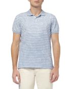 Etro Paisley-Print Striped Cotton-Piquã© Polo Shirt - Lyst