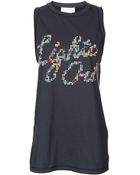 3.1 Phillip Lim Lights Out Embellished Tank - Lyst