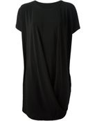 Issey Miyake Draped Dress - Lyst