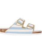 Birkenstock Stripe-Print Arizona Sandals - Lyst