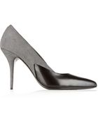 Alexander Wang Cicely Paneled Leather Pumps - Lyst