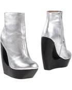 Jeffrey Campbell Two-Tone Laminated Effect Ankle Boots - Lyst