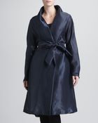 Donna Karan New York Evening Clutch Organza Belted Coat - Lyst