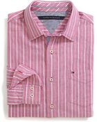 Tommy Hilfiger Classic Fit Stripe Shirt - Lyst