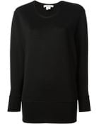 Helmut Lang Lateral Drape Sweatshirt - Lyst