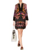 Etro Silk Printed Tunic Dress - Lyst