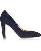 Diane von Furstenberg Serena Suede Pumps - Lyst