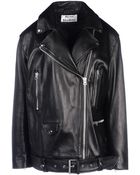 Acne Studios Leather Outerwear - Lyst
