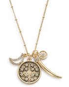 Saks Fifth Avenue Pavé Star Map Charm Necklace - Lyst