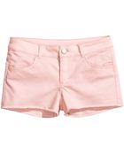 H&M Short Twill Shorts - Lyst